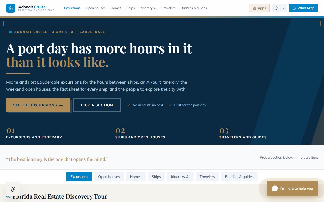 cruise.adonait.com — screenshot