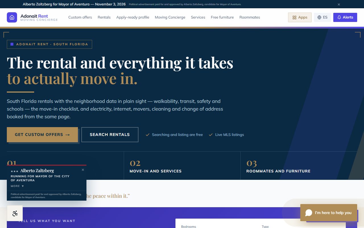 rent.adonait.com — screenshot